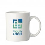 Taza promocional blanca de cerámica especial para sublimación 300ml vista principal