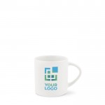 Taza pequeña con asa triangular especial para sublimación 180ml vista principal