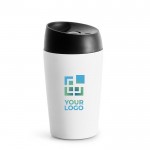 Vaso take away con función de abre y cierre con botón 240ml vista principal
