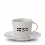 Taza para café con platillo de porcelana para espresso 160ml vista principal