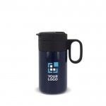 Botella de acero inoxidable con tapa que sirve como taza 250ml vista principal