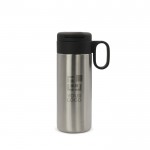 Botella de acero inoxidable con tapa que sirve como taza 400ml vista principal