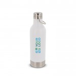 Botella hermética de acero inoxidable con asa de transporte 400ml vista principal