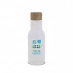 Botella de doble pared de acero inoxidable con colador para té 340ml vista principal