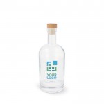 Botella sostenible hecha de vidrio, con tapa de FSC 750ml vista principal