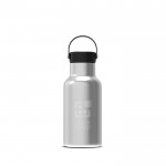 Botella de acero inoxidable 100% antifugas con asa de transporte 350ml vista principal