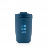 Vaso térmico fabricado en plástico reciclado 300ml Nomad Recycled vista de impresión