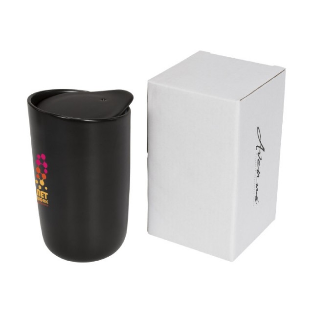 Vasos termo personalizados negro