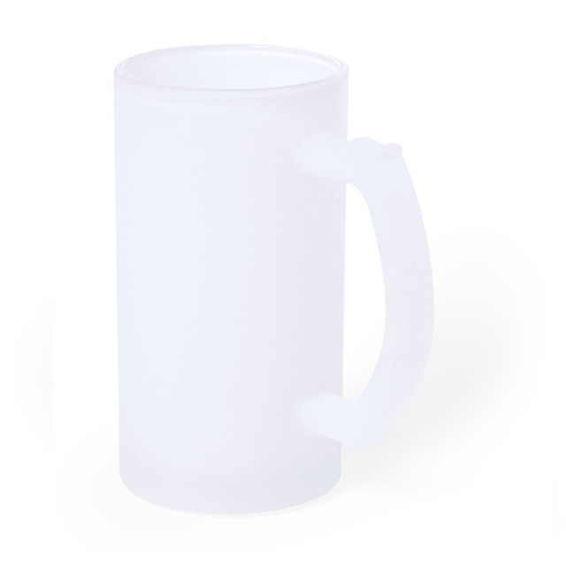 Jarras de cerveza personalizadas de cristal con acabado mate 500ml