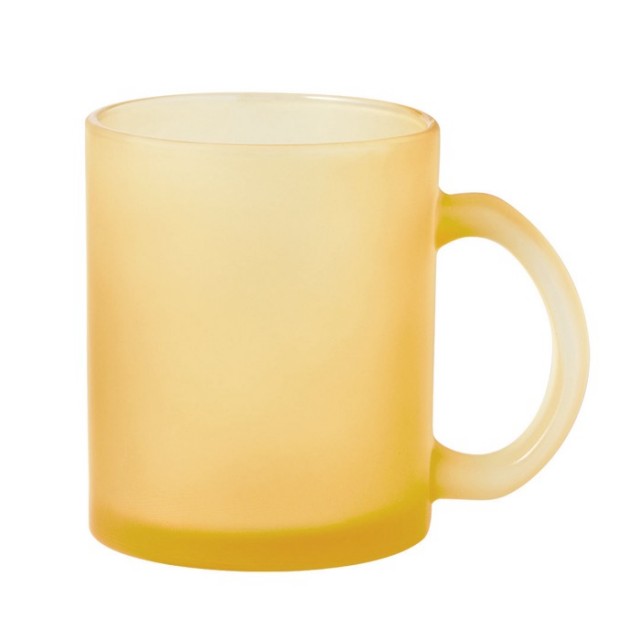 Taza de cristal con colores translucidos para sublimar 350ml