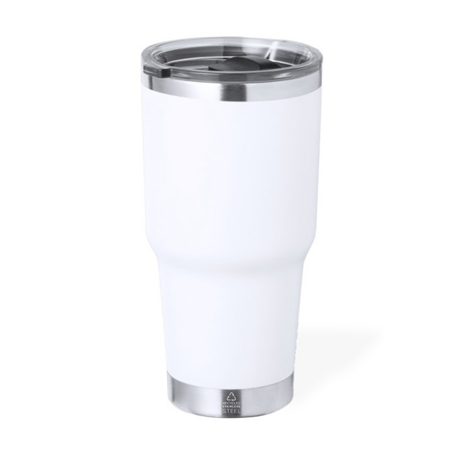 Vasos de doble pared para empresas con dosificador en la tapa 600ml