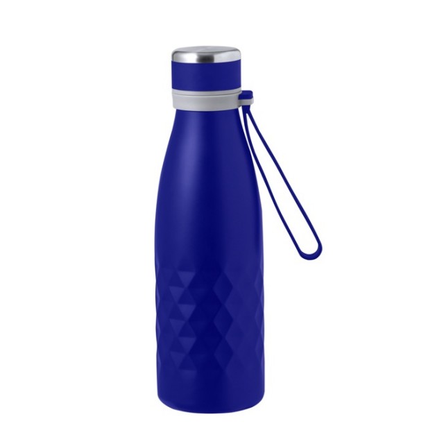 Botellas de colores con cenefa original y asa de silicona 550ml
