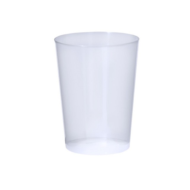 Vasos reutilizables de plástico transparente de gran tamaño 600ml