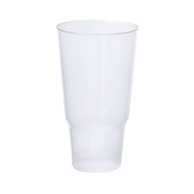 Vaso reutilizable con logotipo y acabado translúcido 1,2L