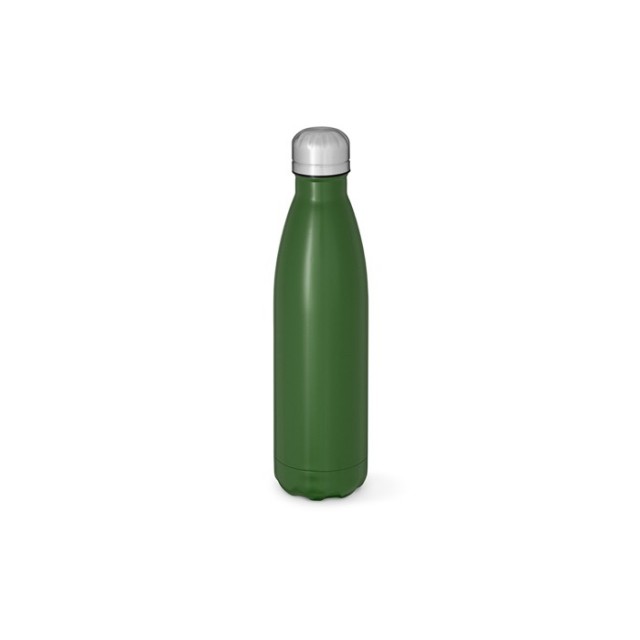 Botella de acero inoxidable de colores y tapón metálico 500ml