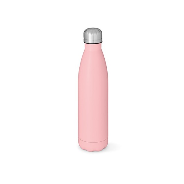 Botellas personalizadas de acero reciclado con tapón antigoteo