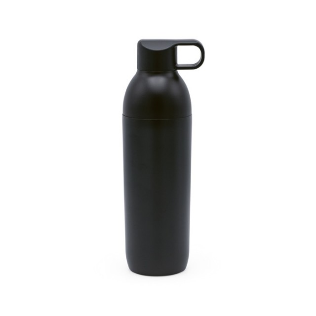 Botella de acero reciclado con tapa de doble apertura 600ml