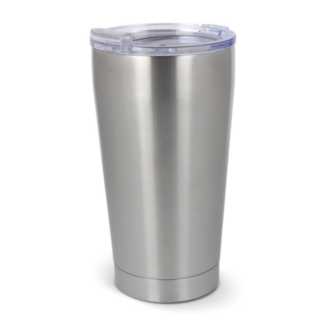 Vasos térmicos para llevar de cerámica con detalles plateados 500ml