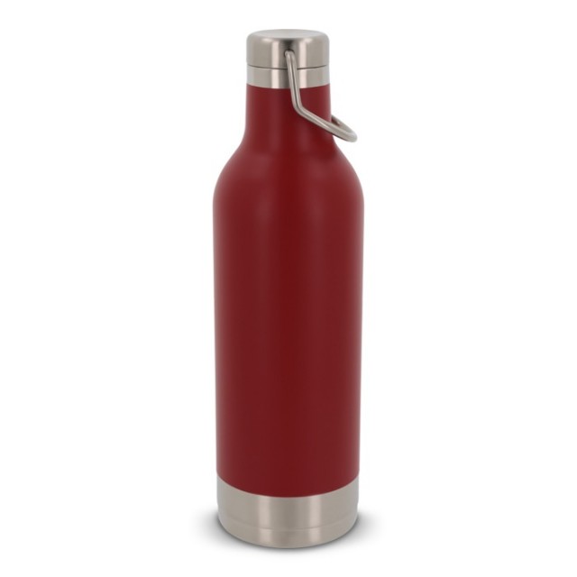 Botella de acero con asa de transporte y cierre hermético 400ml