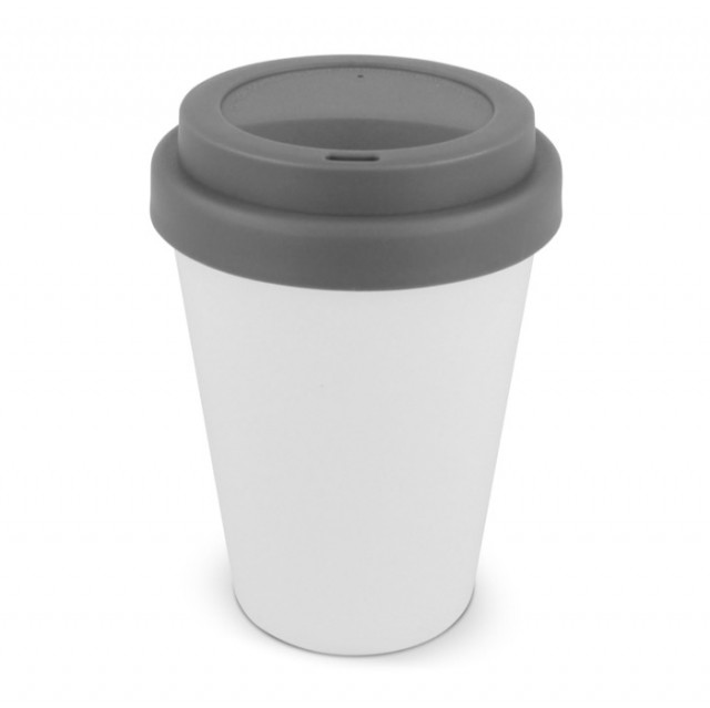 Vasos take away para empresas con tapa de colores vivos 250ml