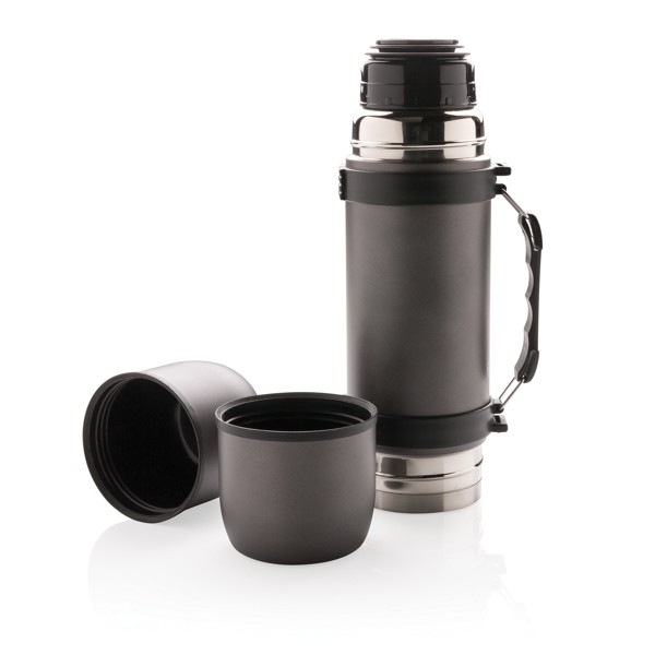 Termos de acero con dos tazas de diseño profesional 700ml