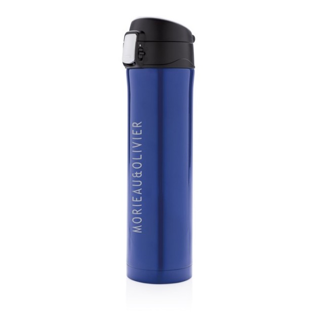 Termo de acero inoxidable con tapa segura antifugas 450ml