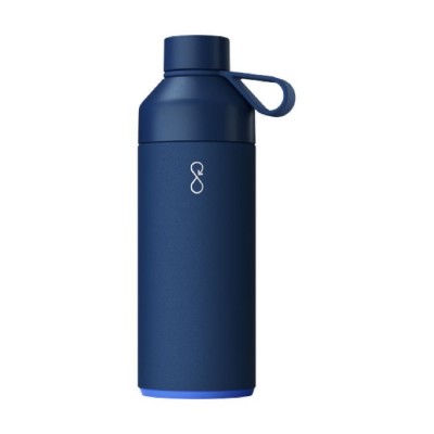Botellas termo de acero y plástico reciclado para congresos 1L