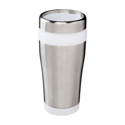 Vasos térmicos con tapa giratoria y detalles de colores 410ml