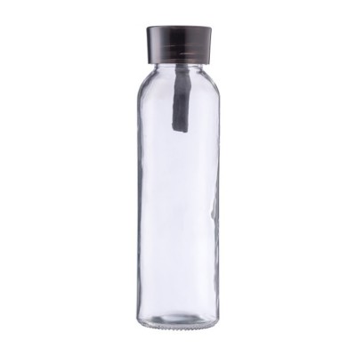 Botellas de cristal transparente con tapón de colores 500ml