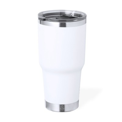 Vasos de doble pared para empresas con dosificador en la tapa 600ml