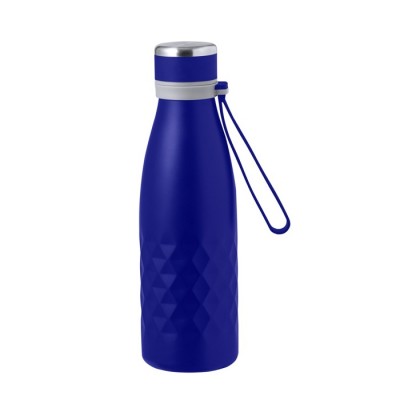 Botellas de colores con cenefa original y asa de silicona 550ml