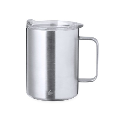 Tazas con dosificador de acero inoxidable con doble pared 370ml