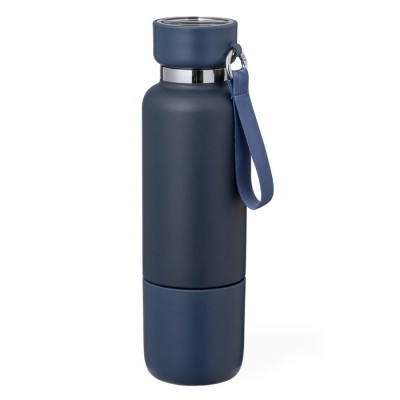 Termo de acero de 550ml con vaso de 300 ml y tapón de rosca