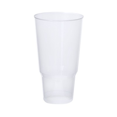 Vaso reutilizable con logotipo y acabado translúcido 1,2L