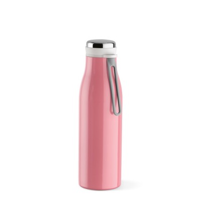 Botellas de acero con colores claros con función térmica 470ml 