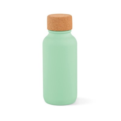 Botellas de acero inoxidable con colores mate y tapón de corcho 500ml