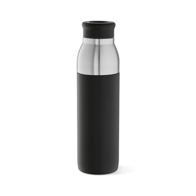 Botella de acero bicolor con efecto metal y vivos colores 720ml