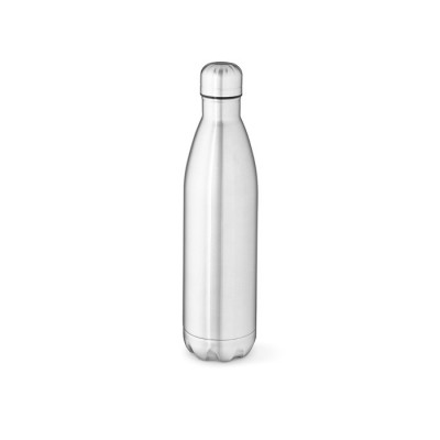 Botellas publicitarias de acero reciclado con acabado brillante 800ml