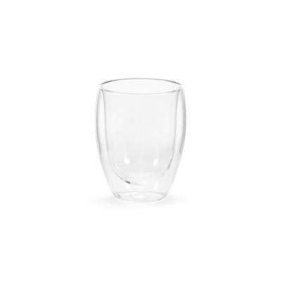 Vaso de vidrio de borosilicato con un diseño moderno 300ml