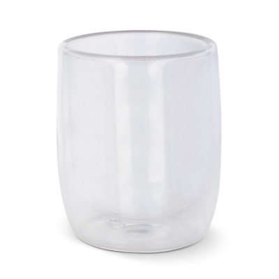 Vaso de cristal publicitario para café transparente 230ml