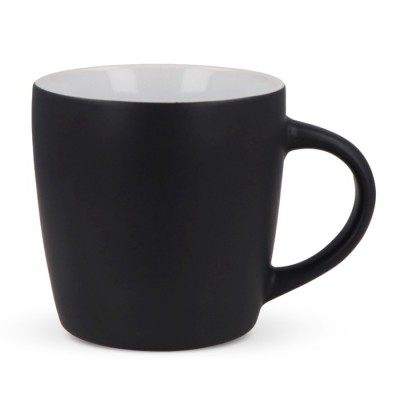 Tazas de cerámica en varios colores e interior blanco 250ml