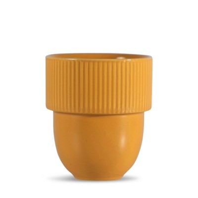 Tazas apilables con decoración de rayas en la parte superior 270ml