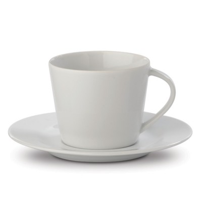 Taza para café espresso con plato de porcelana a conjunto 160ml