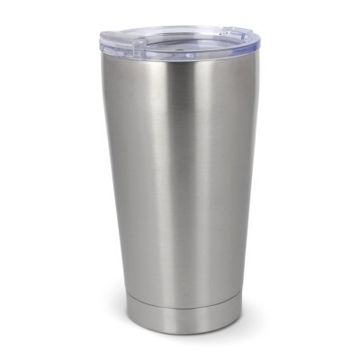 Vasos térmicos para llevar de cerámica con detalles plateados 500ml