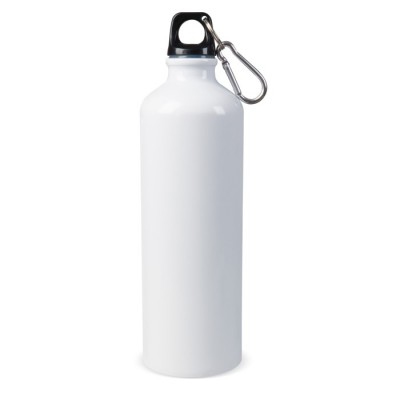 Botellas de aluminio con logotipo sublimado con mosquetón 750ml