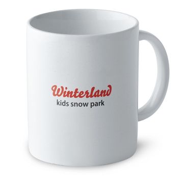 Mug corporativo de cerámica blanco con caja 300ml