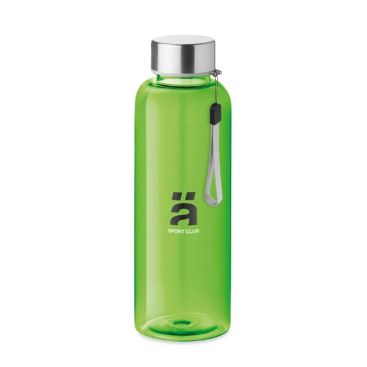 Botella corporativa de tritán con cordón para deporte 500ml Botella corporativa de tritán con cordón para deporte 500ml