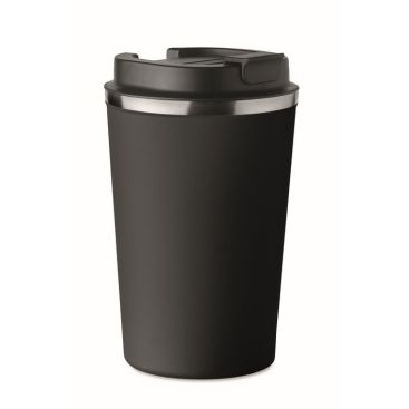 Vaso promocional de acero inoxidable de doble pared con tapa 350ml Vaso promocional de acero inoxidable de doble pared con tapa 350ml