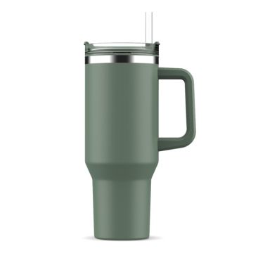 Vasos termos con logotipo con pajita para beber de forma fácil 1,2L