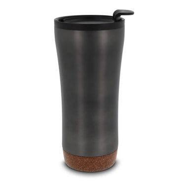 Tazas para llevar de doble pared con base de corcho 480ml